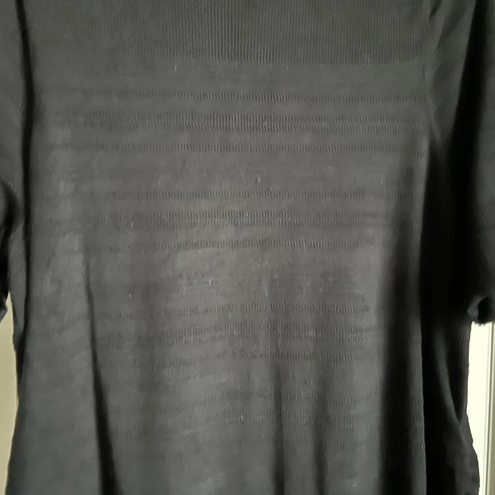 Apt. 9 Short-Sleeved Sweater - Black - Size 1X - Picture 2 of 8